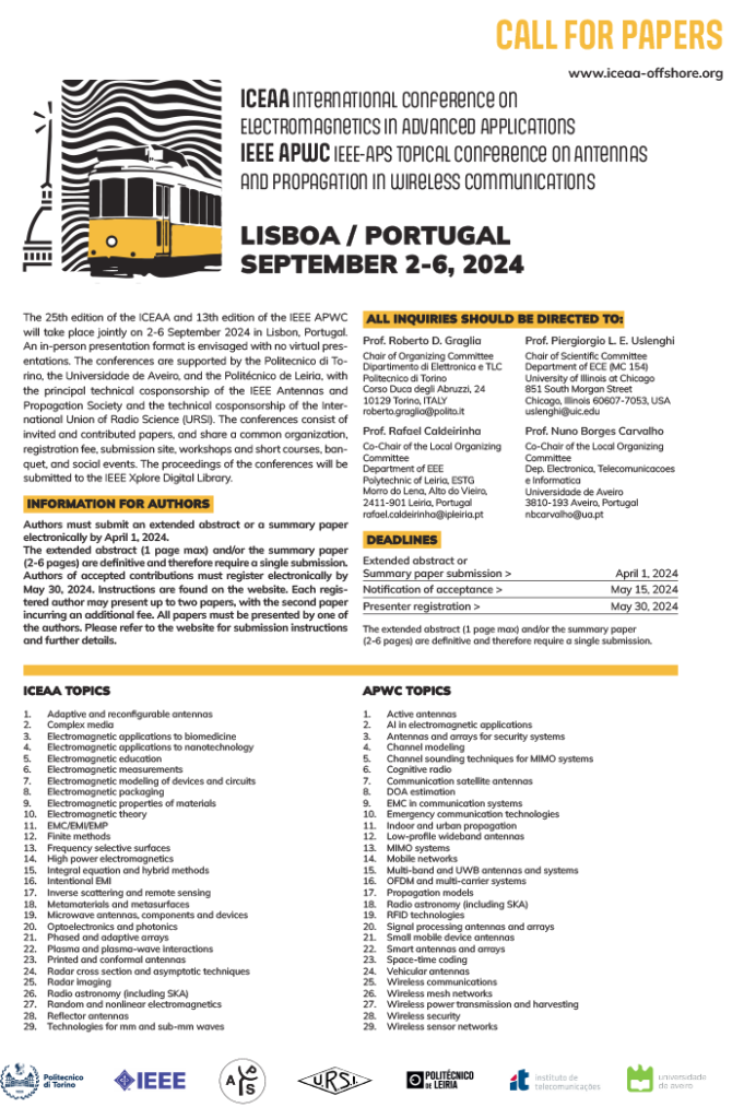 Call For Papers Iceaa 2024